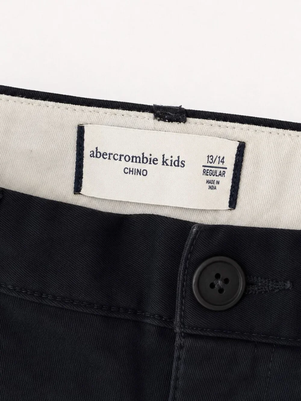 Abercrombie Kids Boys Black Chino Pants Size 13/14 Regular – Great Condition
